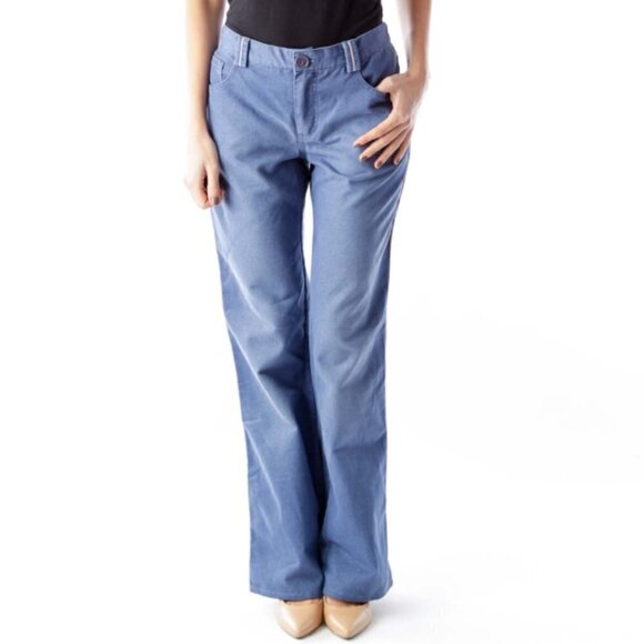 MARC JACOBS Blue High Waist Wide Leg Jeans - Picture 1 of 3